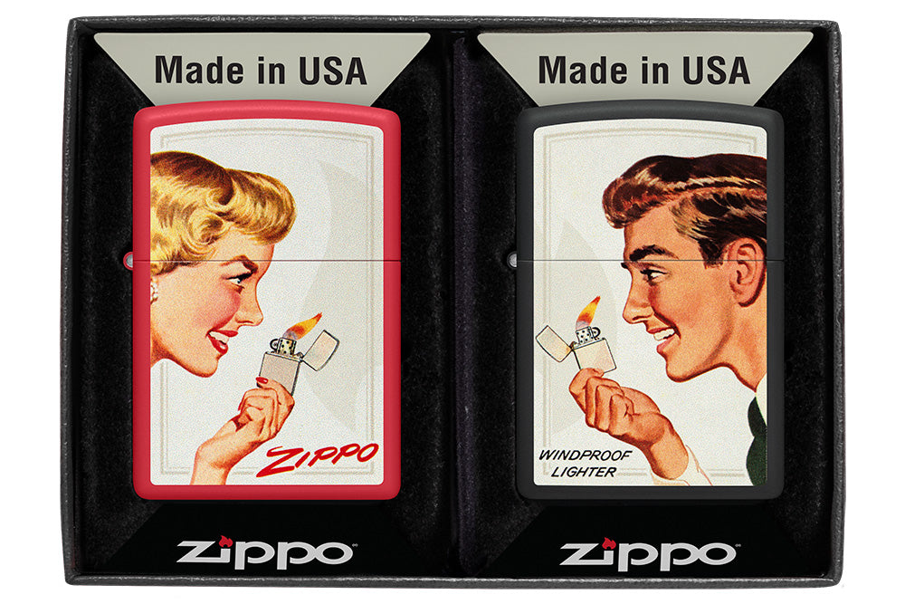 Zippo Paar Set