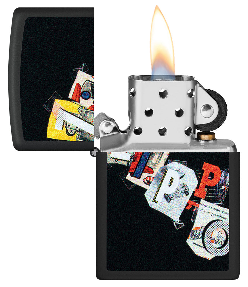Zippo als Collage