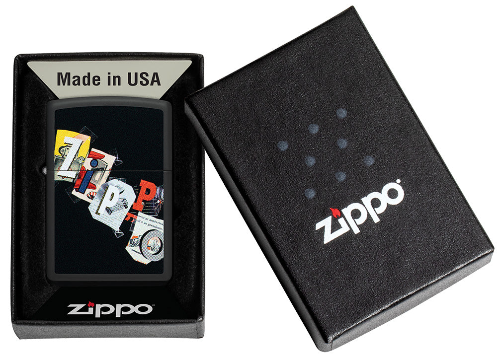 Zippo als Collage