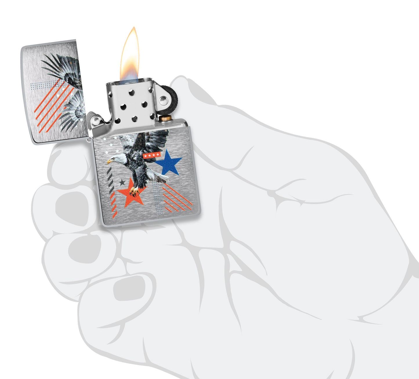 Abstraktes Americana-Motiv