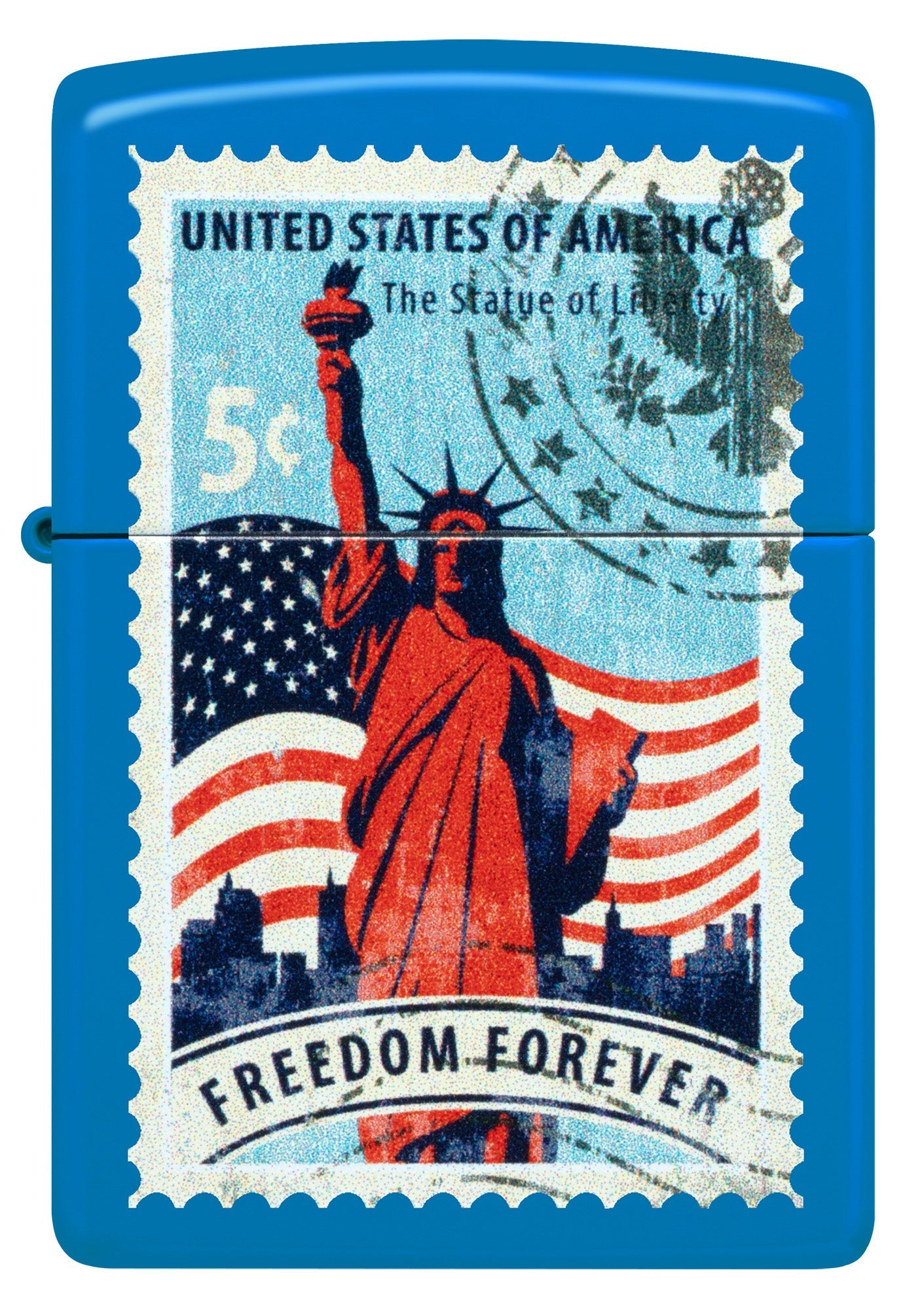 Briefmarke mit Freiheitsstatue