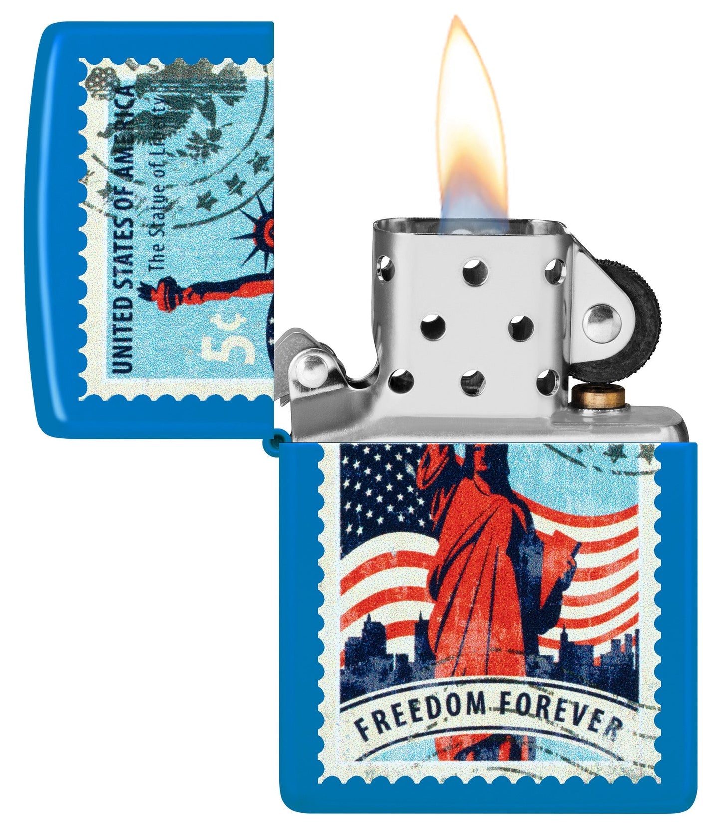 Briefmarke mit Freiheitsstatue