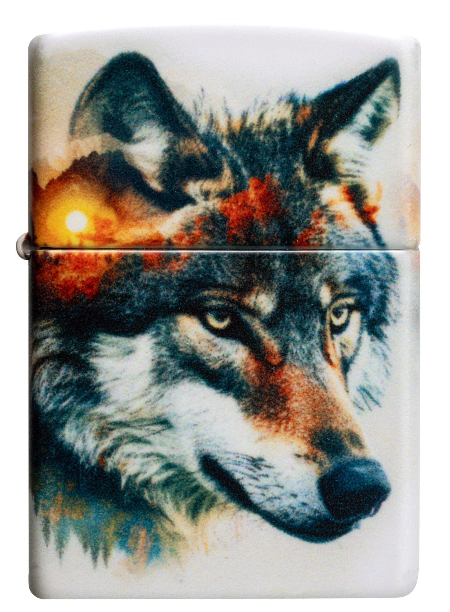 Wolfsmotiv als Aquarell