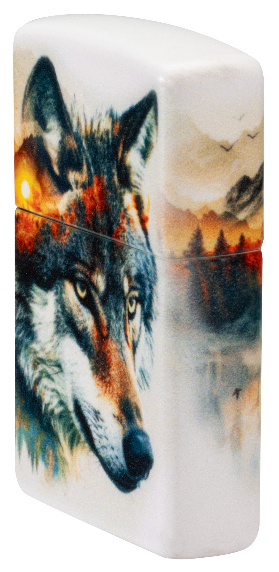 Wolfsmotiv als Aquarell