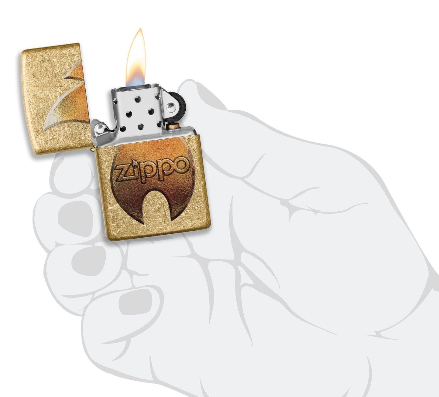 Zippo flame