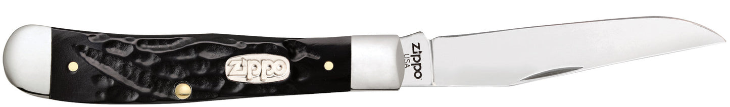 Rough Black Synthetic Trapper