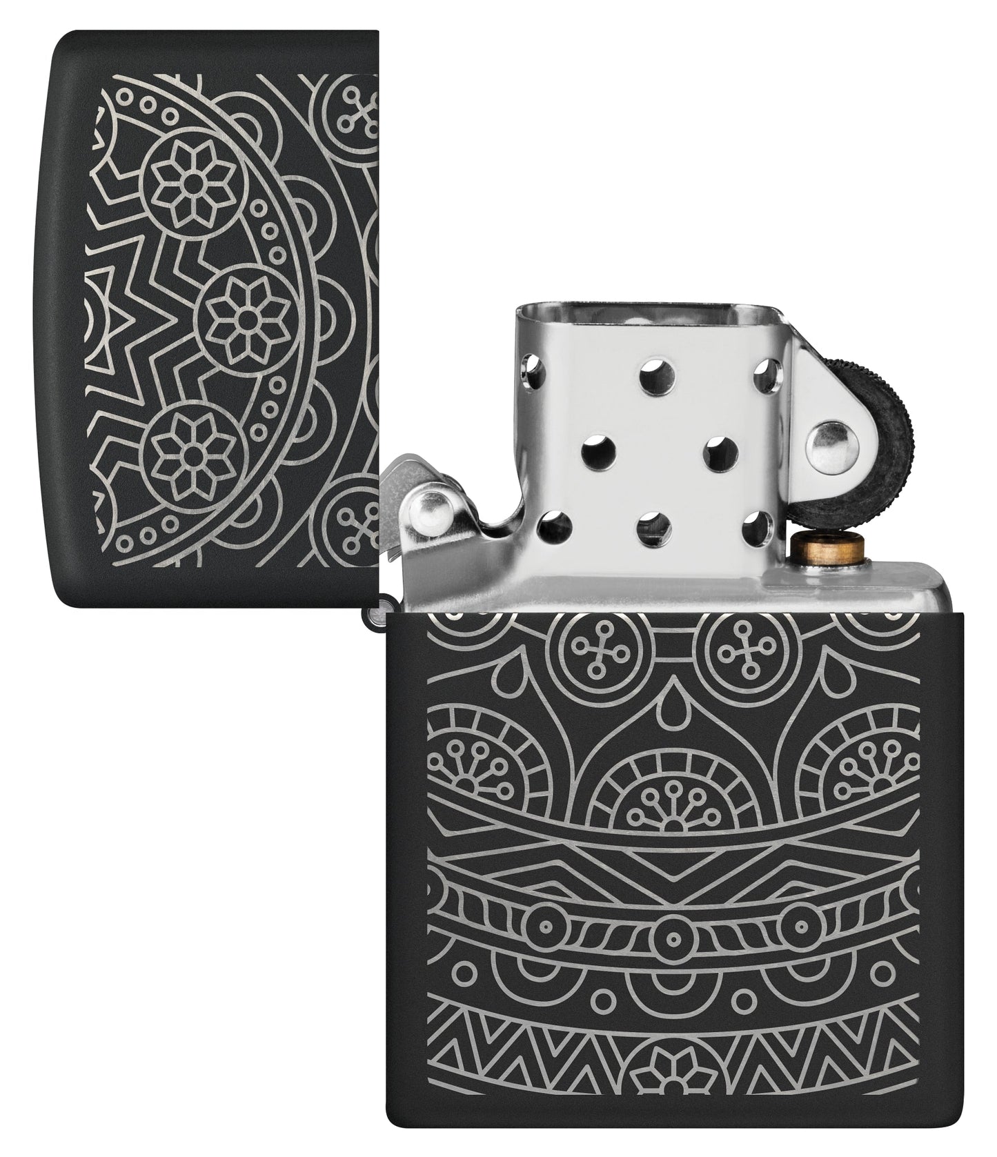 Ornate Pattern Design CR Black Matte