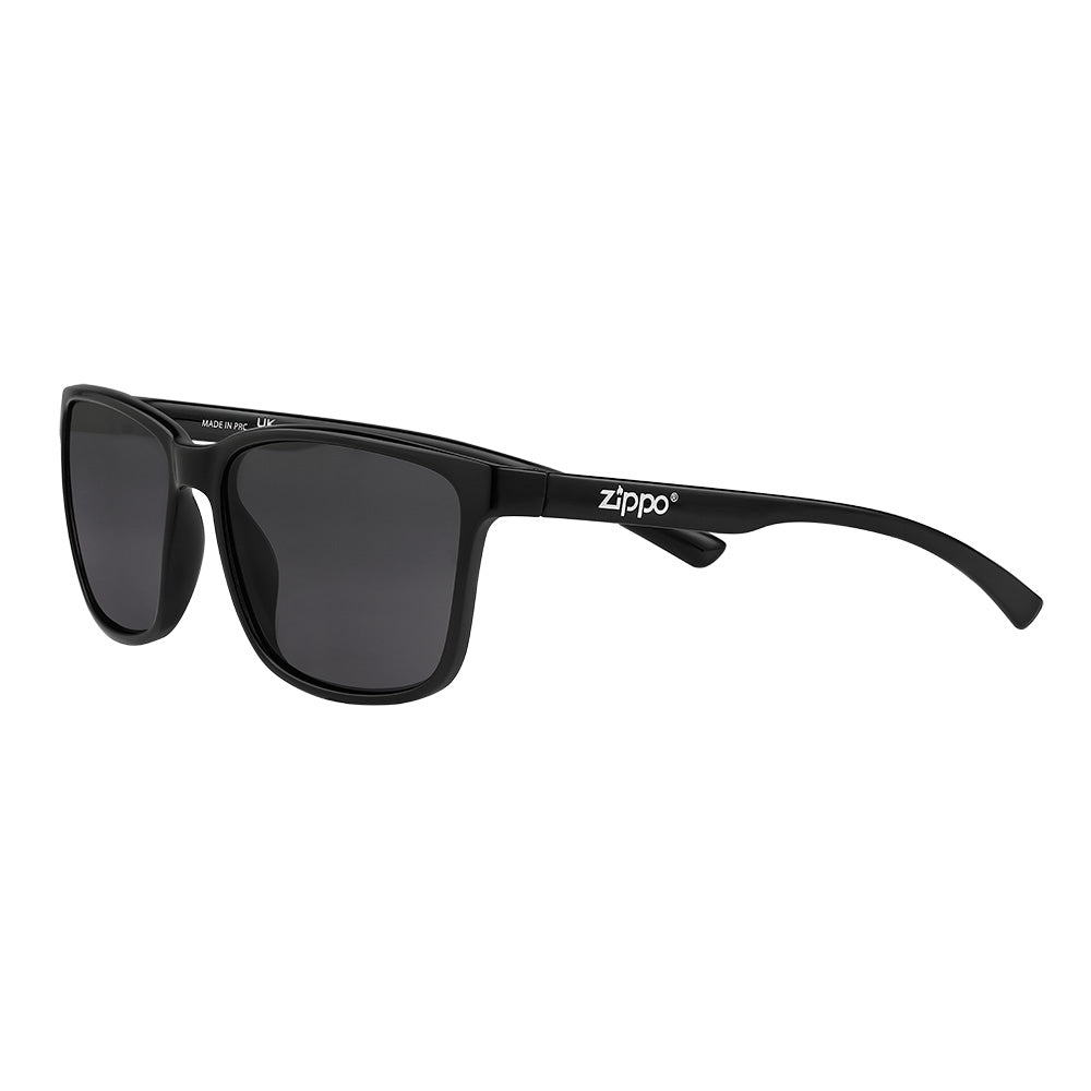 Sonnenbrille mit schmalem Rahmen und Soft-Touch-Beschichtung