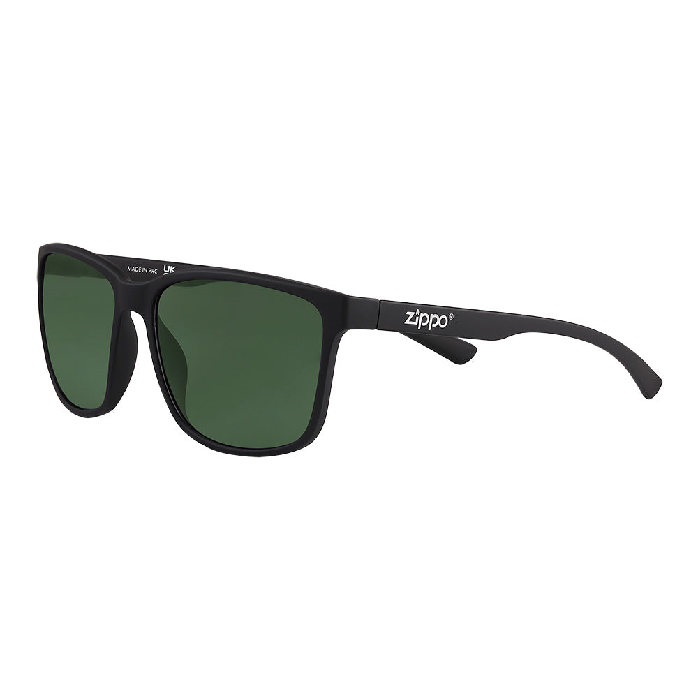 Sonnenbrille mit schmalem Rahmen und Soft-Touch-Beschichtung