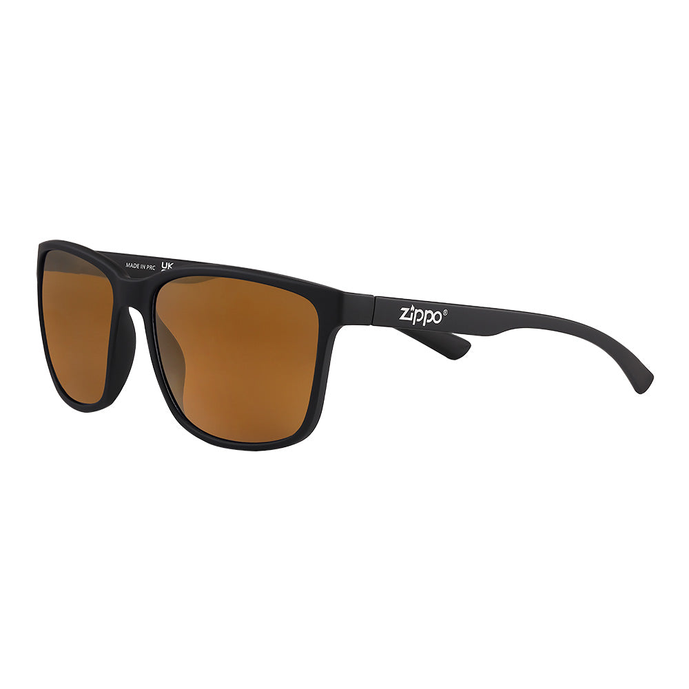 Sonnenbrille mit schmalem Rahmen und Soft-Touch-Beschichtung