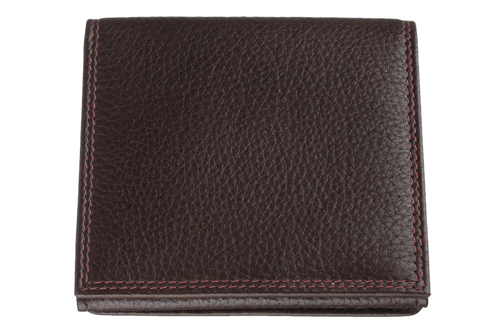 Zippo Geldbörse Rückansicht aus Nappaleder in braun