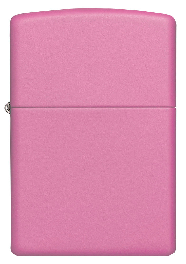 Frontansicht Zippo Feuerzeug Pink Matte Basismodell