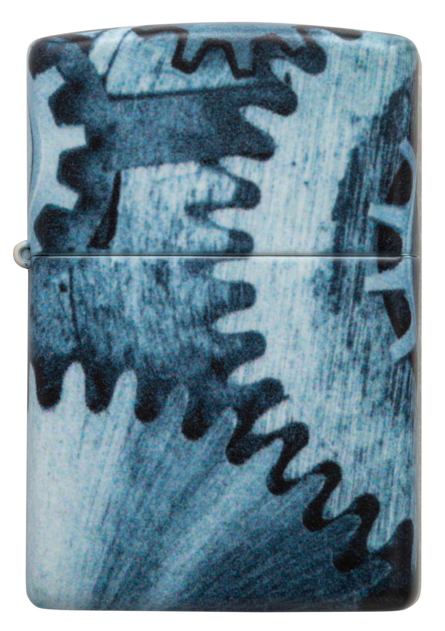 Frontansicht Zippo Feuerzeug 540 Grad Gear Wheels Design mit Zahnrädern Online Only