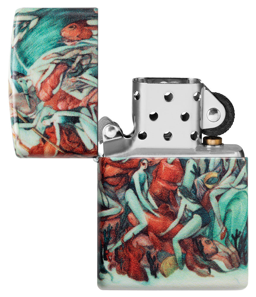 Zippo Feuerzeug Marija Tiurina geöffnet