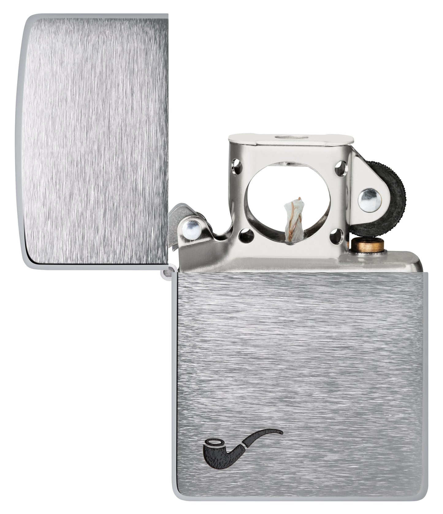 Pipe Chrome Brushed