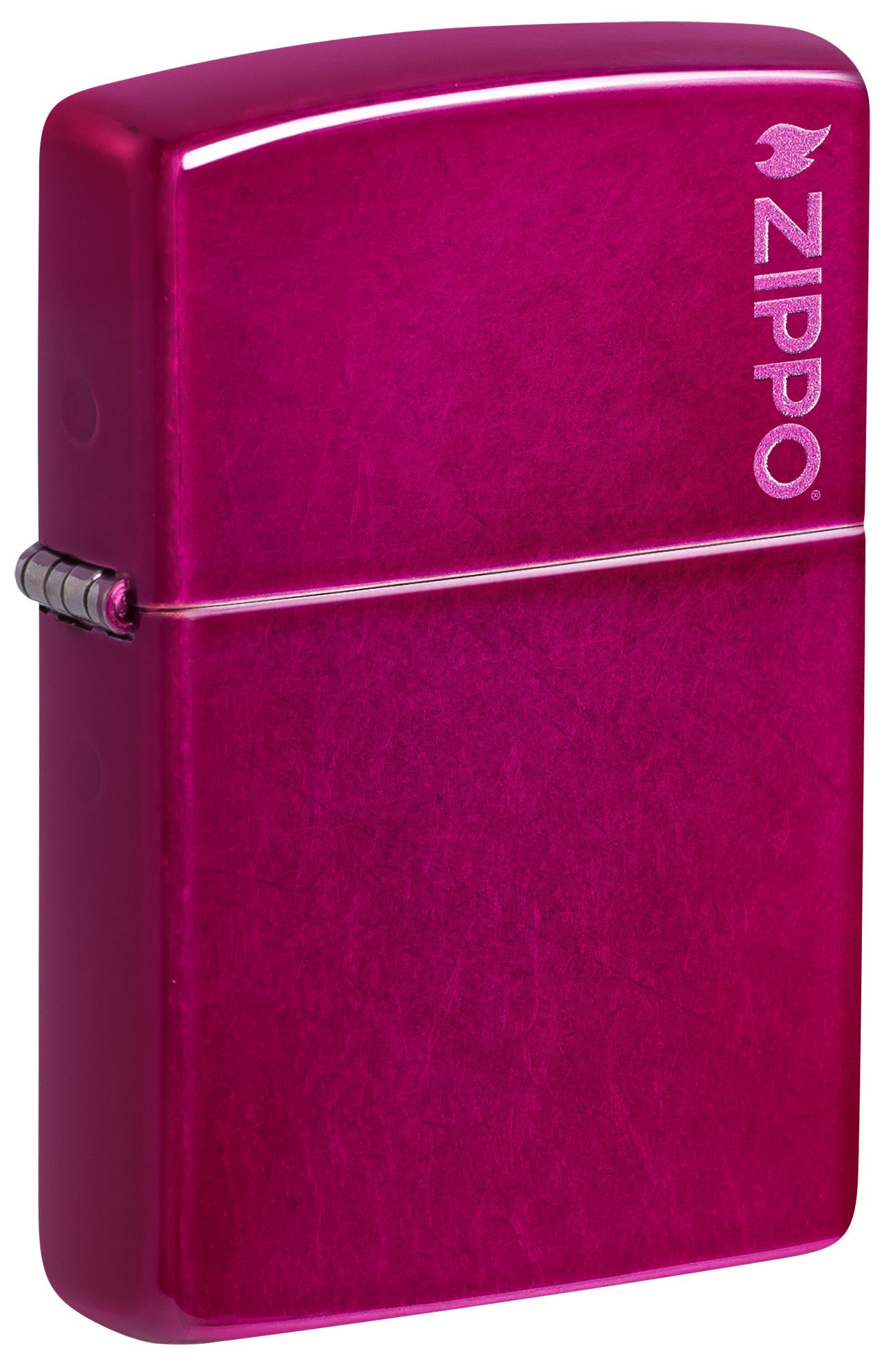 Klassisch in Candy-Himbeerrot mit Zippo Logo