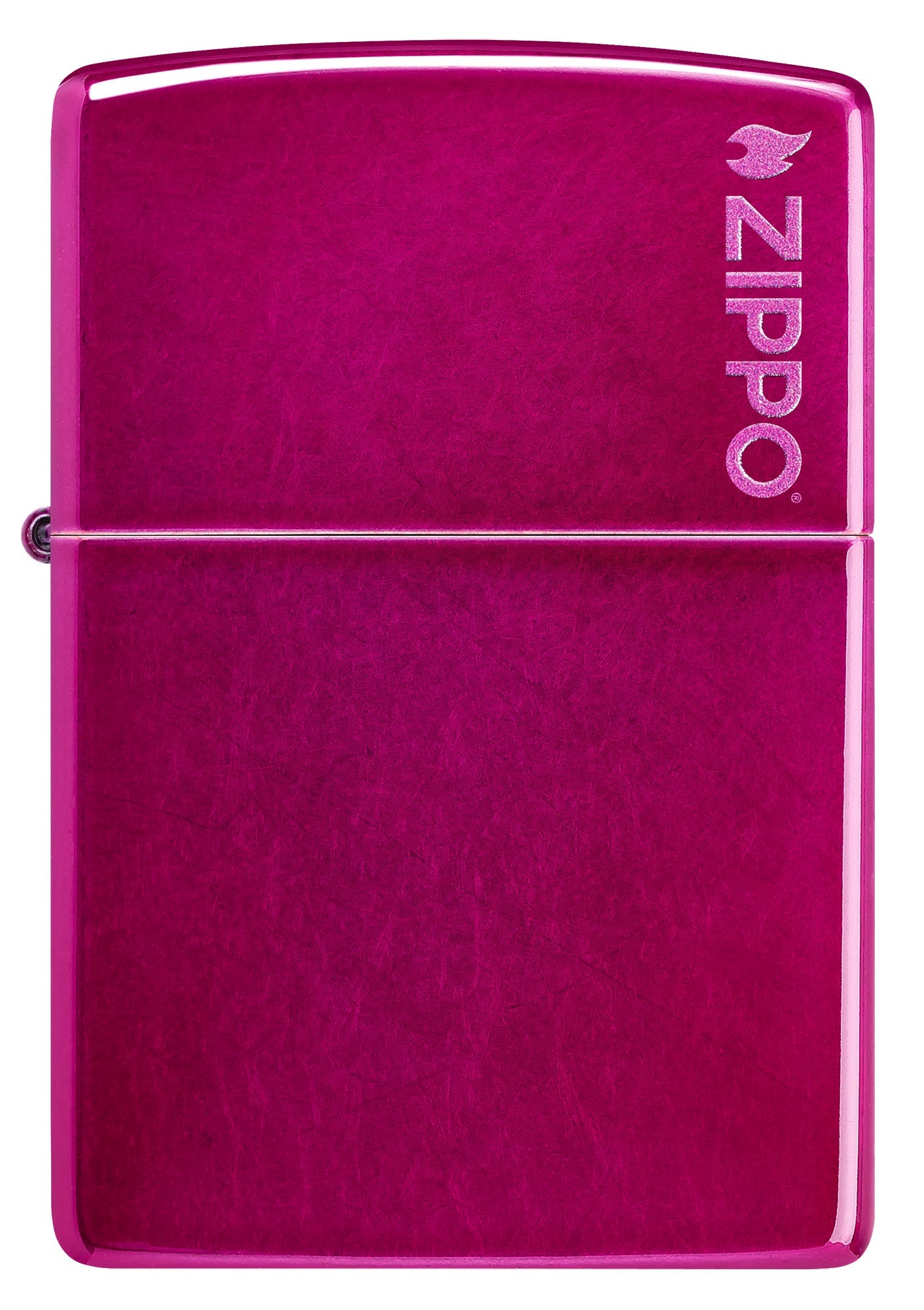 Klassisch in Candy-Himbeerrot mit Zippo Logo