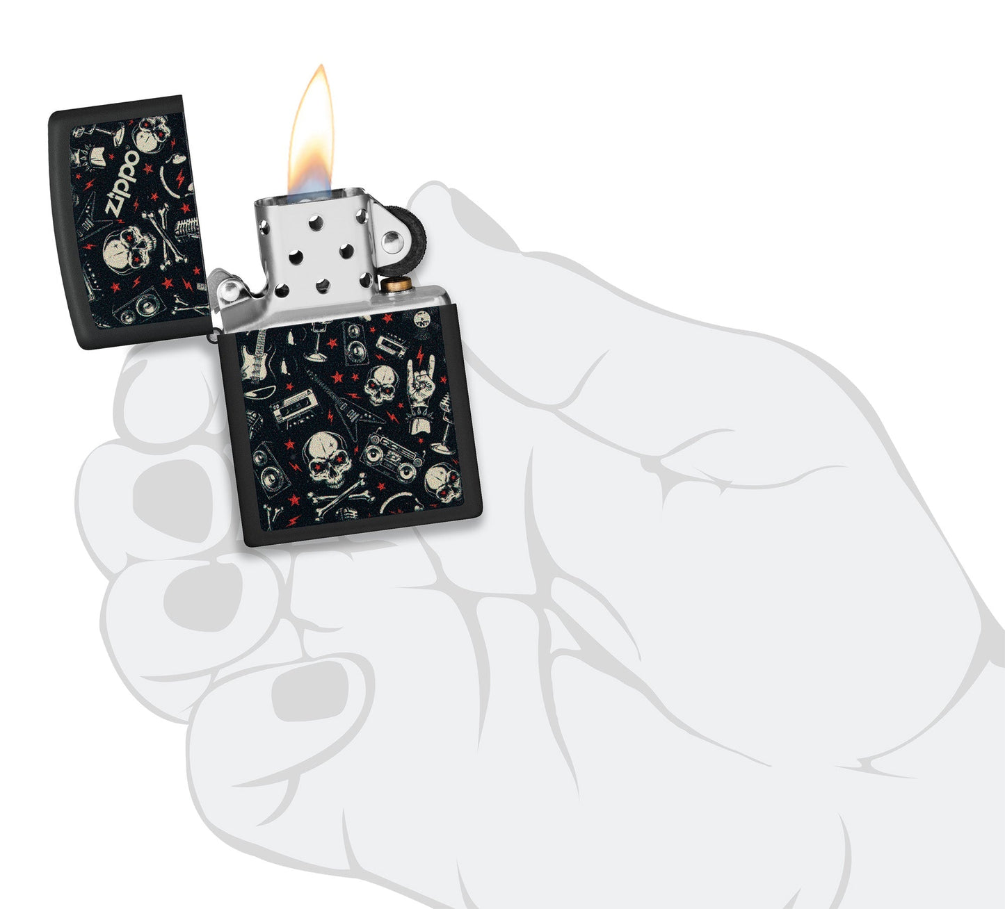Grunt Pattern with Skulls