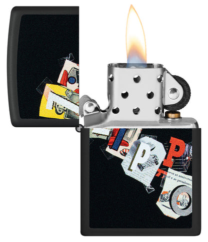 Zippo als Collage