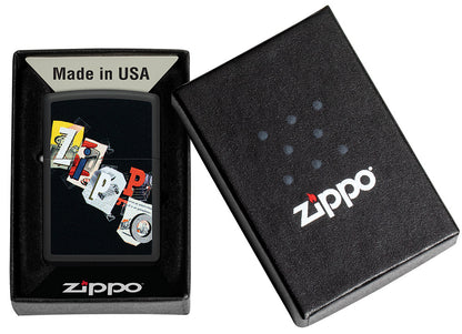 Zippo als Collage