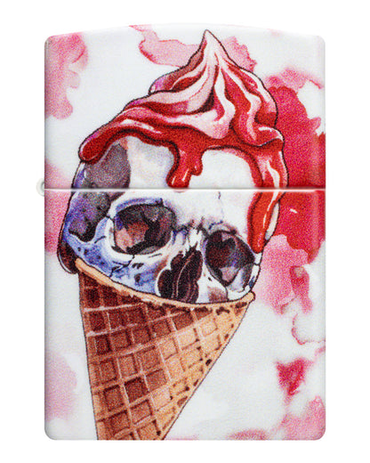 Totenköpfe in Eiscreme