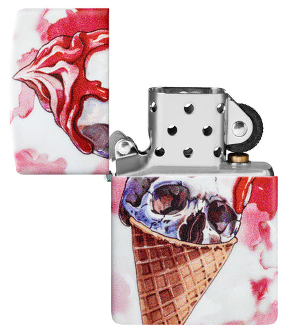 Totenköpfe in Eiscreme
