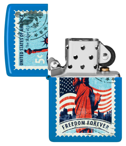 Briefmarke mit Freiheitsstatue