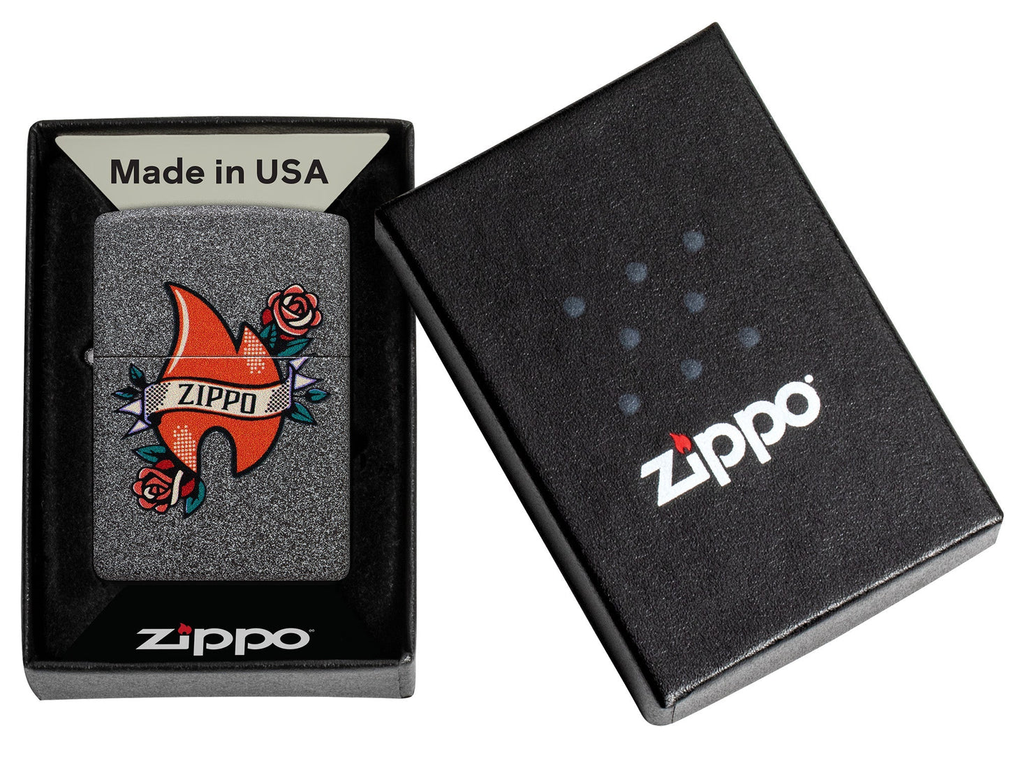 Zippo Flammen-Tattoo