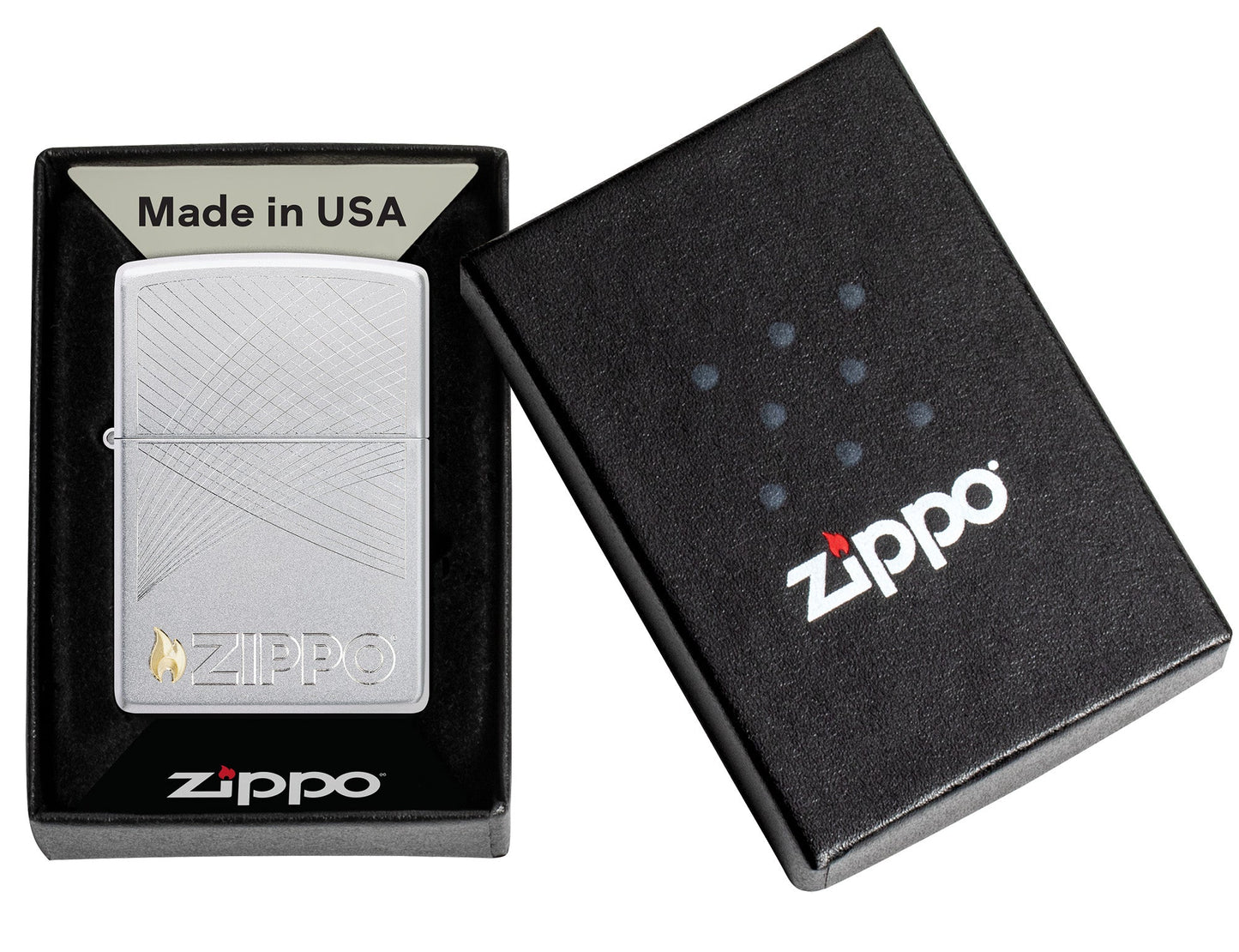 Zweifarbiges Zippo-Motiv