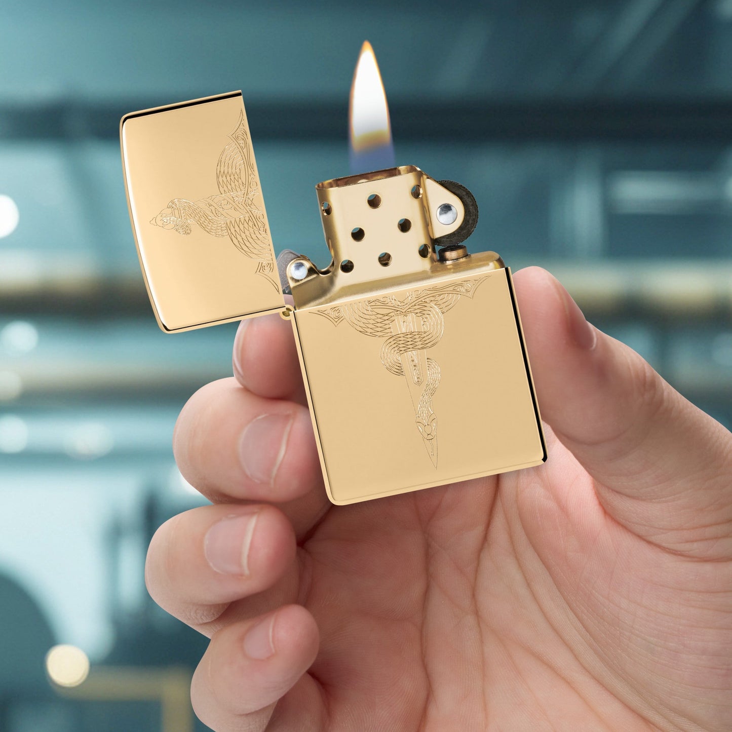 Schwert mit Schlange
