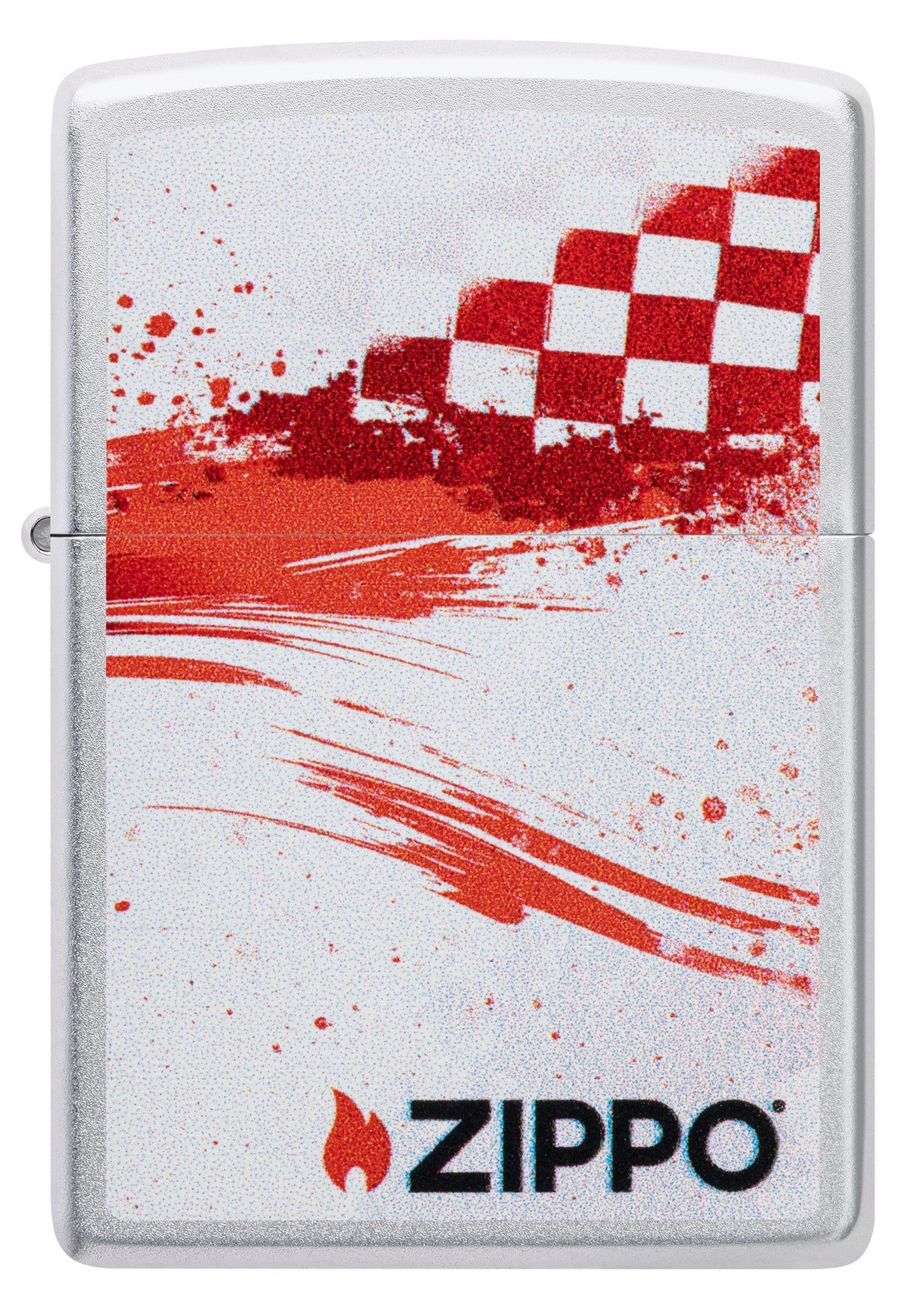 Zippo mit Zielflagge