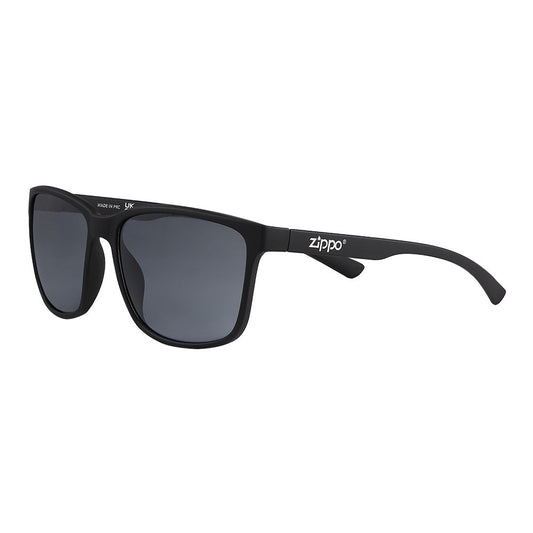 Sonnenbrille mit schmalem Rahmen und Soft-Touch-Beschichtung