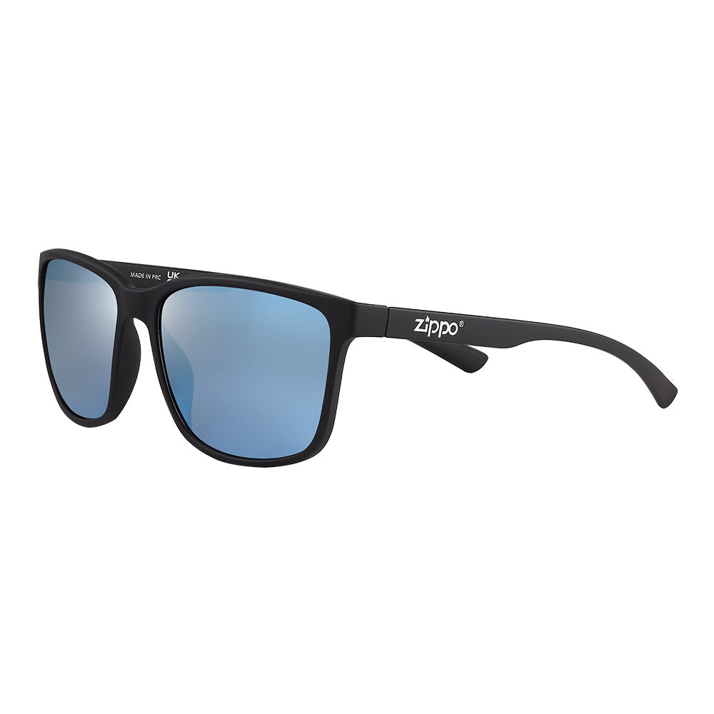 Sonnenbrille mit schmalem Rahmen und Soft-Touch-Beschichtung