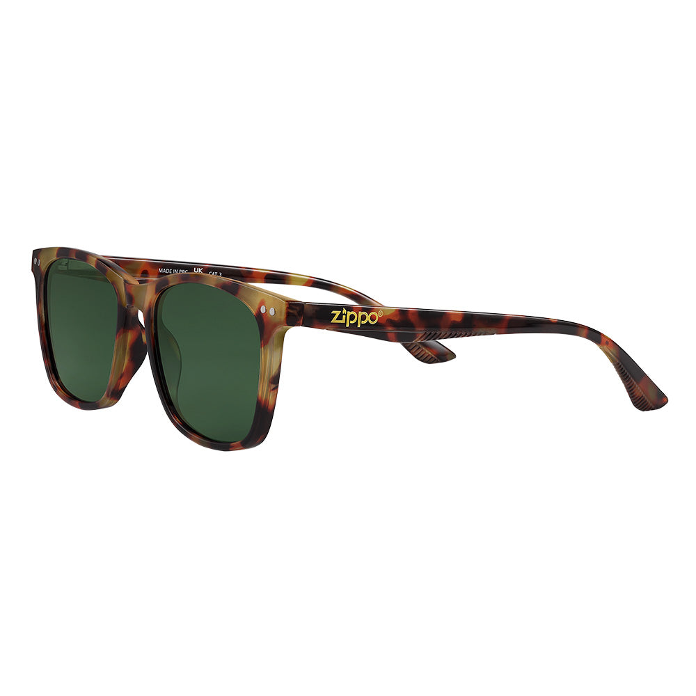 Schmale Sonnenbrille mit eckigem Rahmen