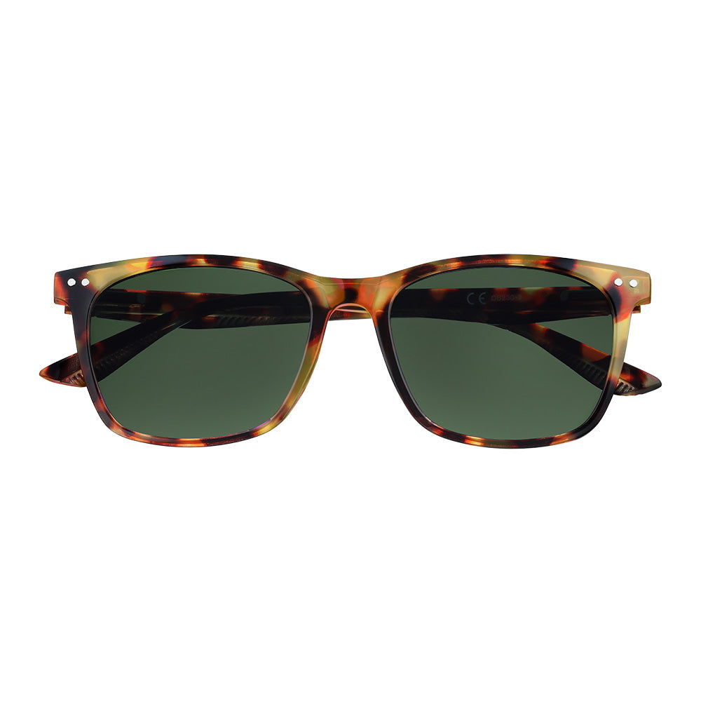 Schmale Sonnenbrille mit eckigem Rahmen
