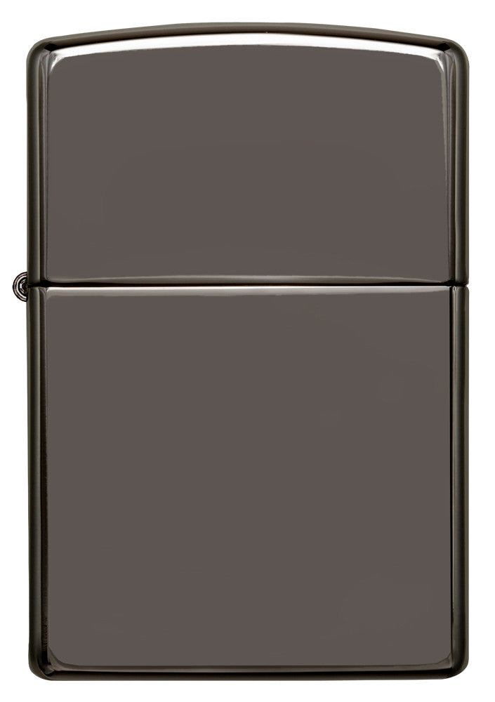 Zippo Feuerzeug Frontansicht Black Ice® Basismodell