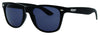 Frontansicht 3/4 Winkel Zippo Sonnenbrille schwarz eckig mit grauen Gläsern