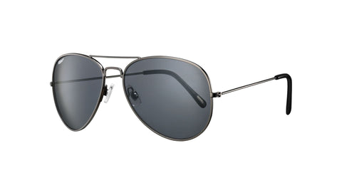 Zippo Pilotenbrille Frontansicht ¾ Winkel in smoke aus Metall