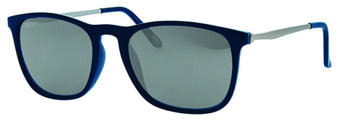 Frontansicht 3/4 Winkel Zippo Sonnenbrille eckig blau