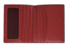 Zippo Karten-Portemonnaie Innenansicht Hochformat in rot mit diversen Fächern