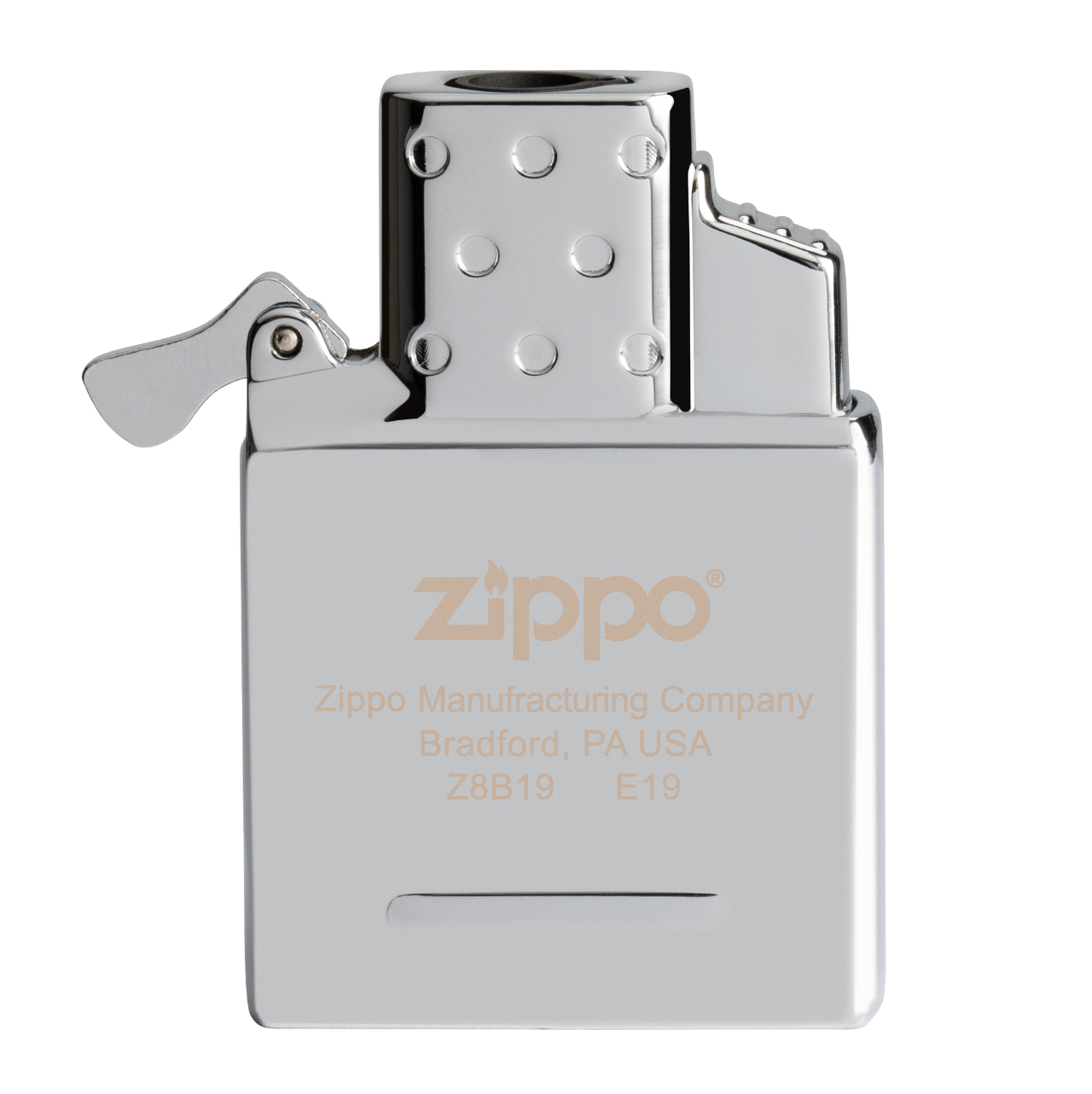 Zippo Einzelbrenner Butangaseinsatz Frontansicht