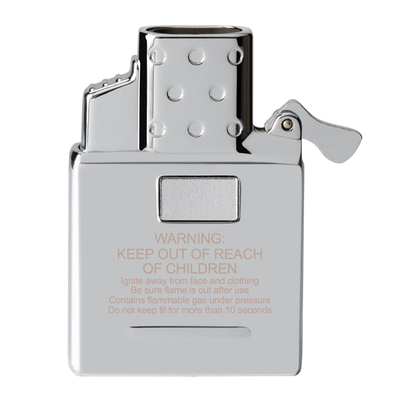 Zippo Doppelbrenner Butangaseinsatz Rückansicht