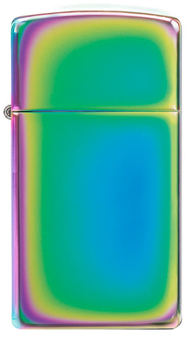Frontansicht Zippo Feuerzeug Basismodell Slim Spectrum Mehrfarbig