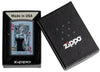 Zippo Feuerzeug Lady Luck Design Herzdame mit Krone und Hufeisen schwarz matt Online Only in offener Schatulle