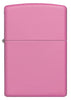 Frontansicht Zippo Feuerzeug Pink Matte Basismodell
