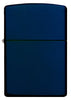 Frontansicht Zippo Feuerzeug Navy Blue Matte Basismodell