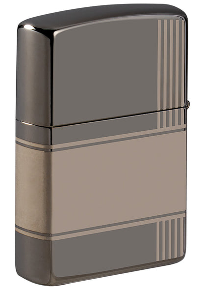 Rückseite Zippo Feuerzeug grau glänzend James Bond 007