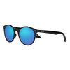 Frontansicht 3/4 Winkel Zippo Sonnenbrille Panto blaue Gläser mit schwarzem Rahmen