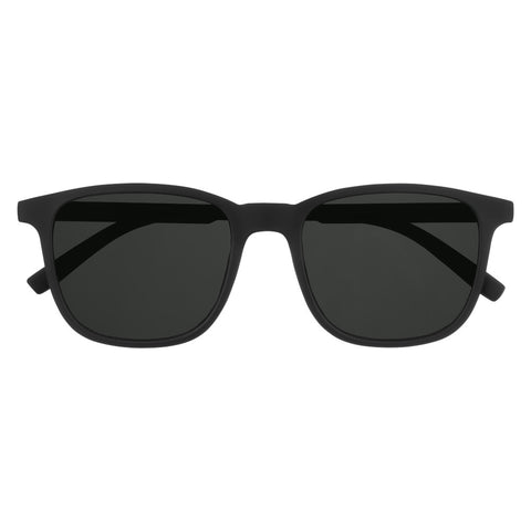 Frontansicht Zippo Sonnenbrille schwarze Gläser mit schwarzem Rahmen